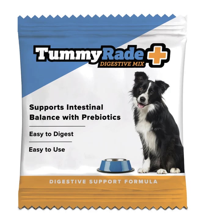 TummyRade Digestive Mix: Dry Fibre Blend for Digestive Support in Dogs- pack of 10 sachets (Italian packaging)