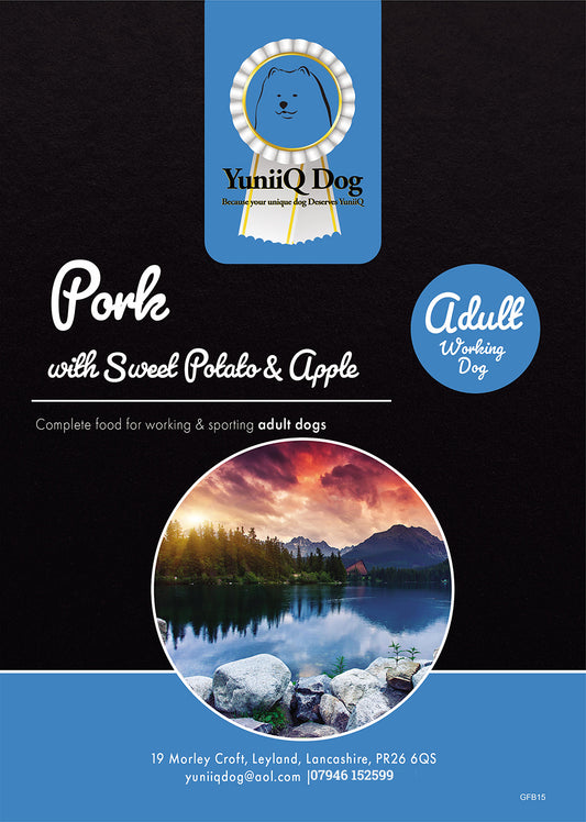 Grain Free Pork with Sweet Potato & Apple