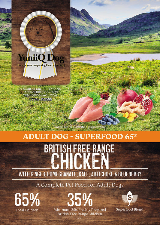 Superfood65 Adult Chicken for working dogs - 15kg