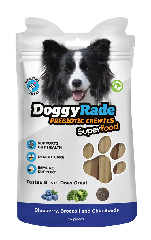 Blueberry, Broccoli and Chia Seeds - Prebiotic Superfood Chewies (PLant Based)